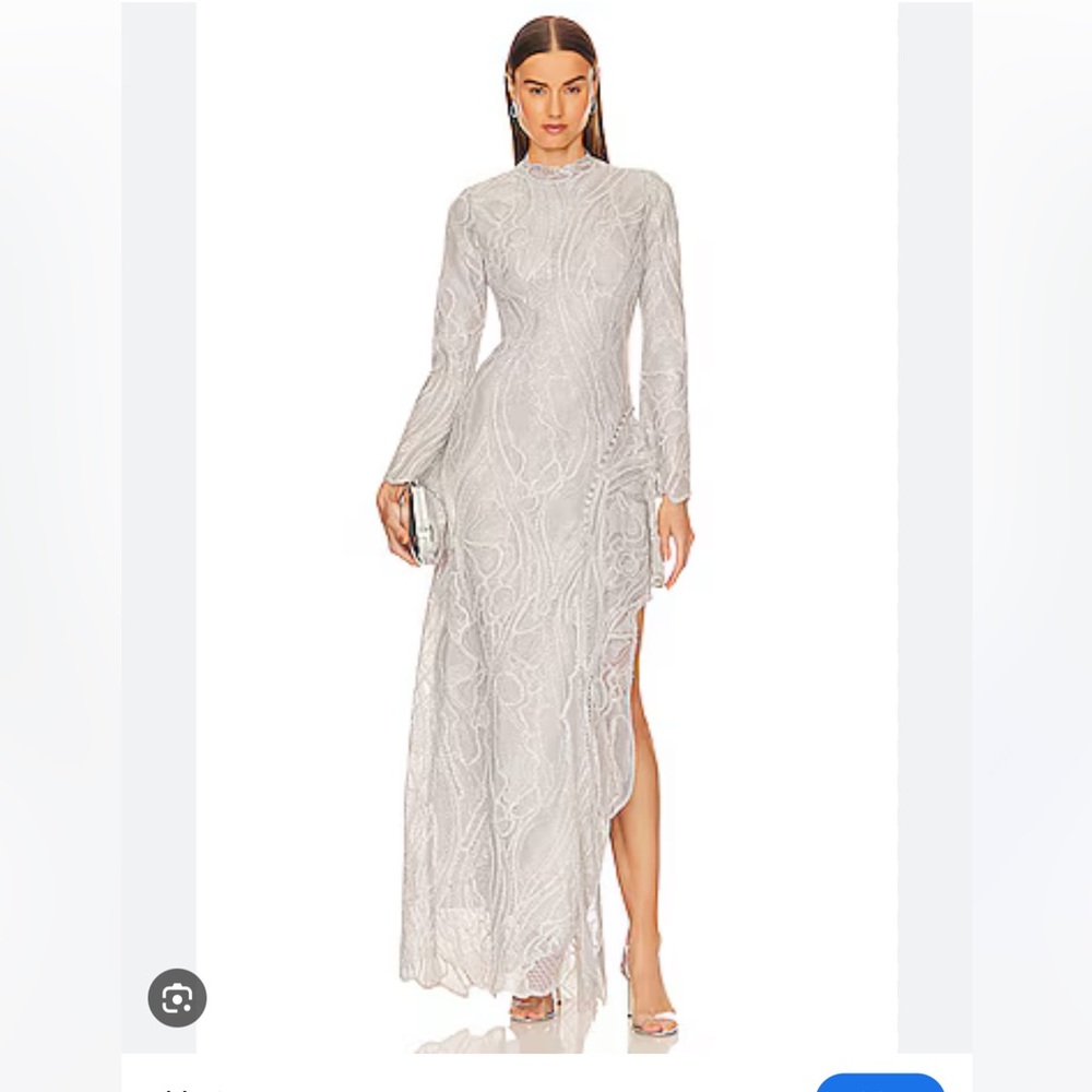 Simkhai Alda Gown in silver